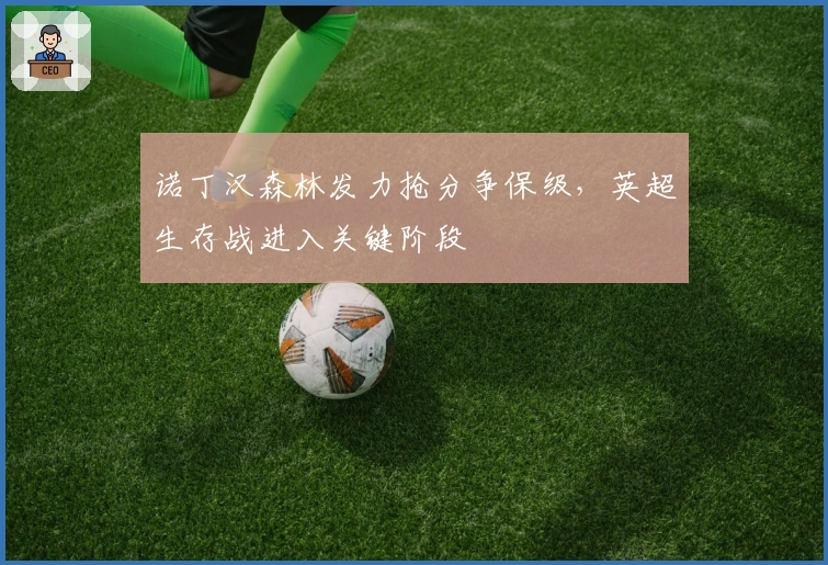 诺丁汉森林发力抢分争保级，英超生存战进入关键阶段